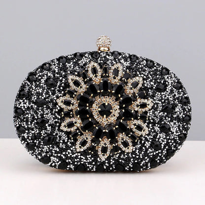 Diamond Encrusted Clutch Bag by Meghan
