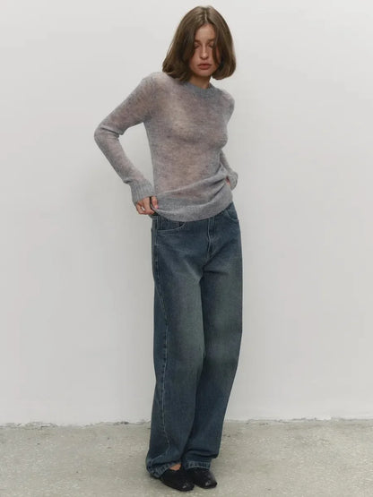 | Mohair Crewneck