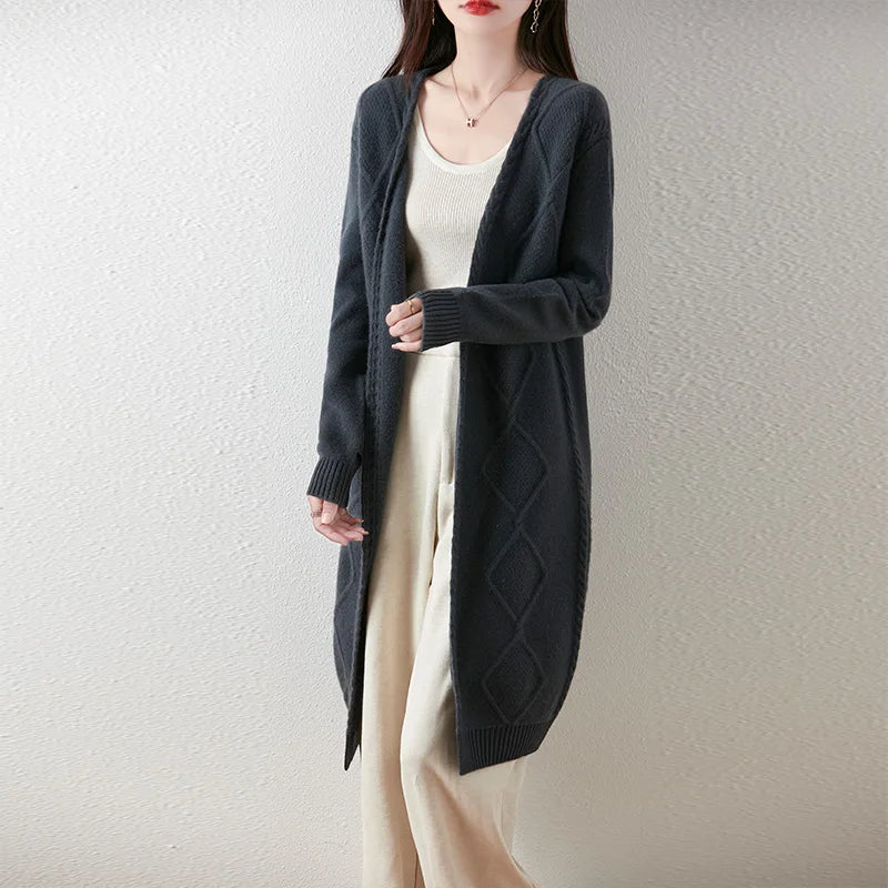 | Cable-Knit Cardigan