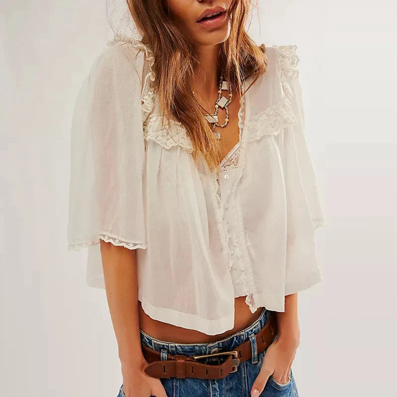 | Ruffle Blouse