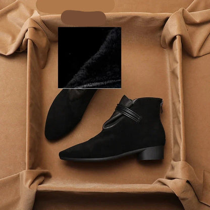 | Italian Crest Suede Boots