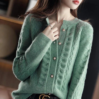 | Pearl Button Cardigan