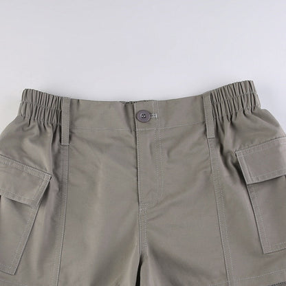 DressBetty - Low Waisted Shorts Harajuku Retro Basic Casual Sporty Bottom Women Biker