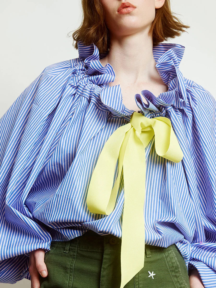 | Puffed Cotton Blouse