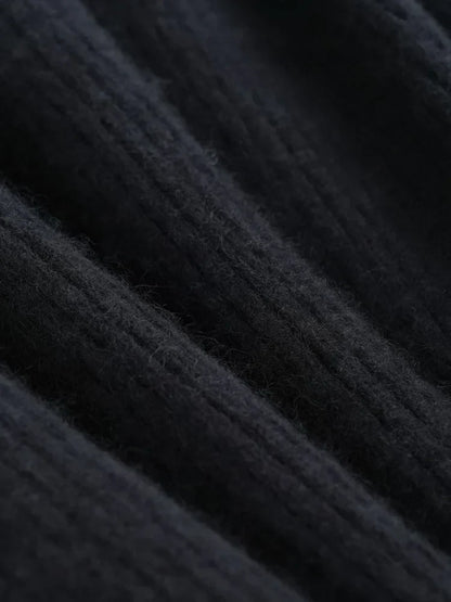 | Wool Knitted Wide Leg Pants