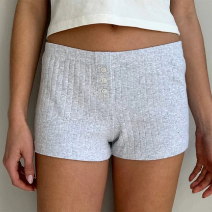 Washed Loose Retro Denim Short