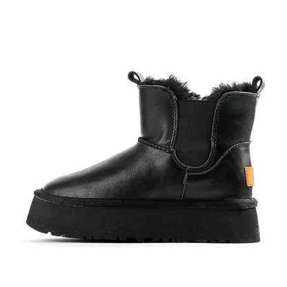 | Leather Fur Boots