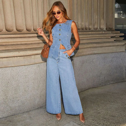 | Cotton Denim Set