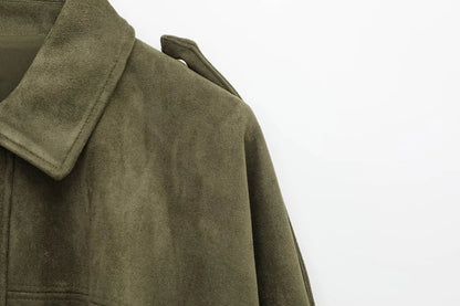 | Women's Suede Bomber