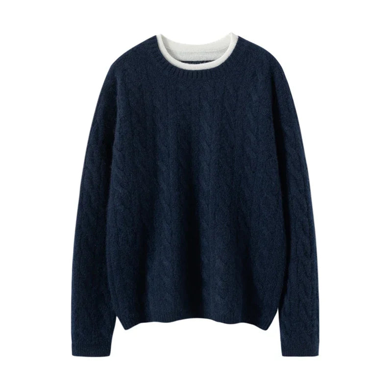 | Cable Cashmere Sweater