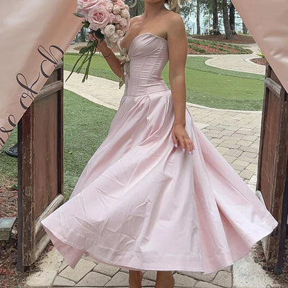 Elegant Multi Color Slim Long Dresses Ladies Sexy V Neck Wrap Chest Waist Party Dress Fashion Hollow Off Shoulder Pleated Dress