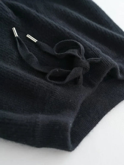 | Wool Knitted Wide Leg Pants