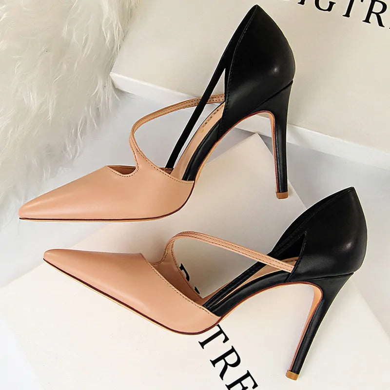 Summer 9.5cm High Heels Sandals for Women, Sexy Party Shoes