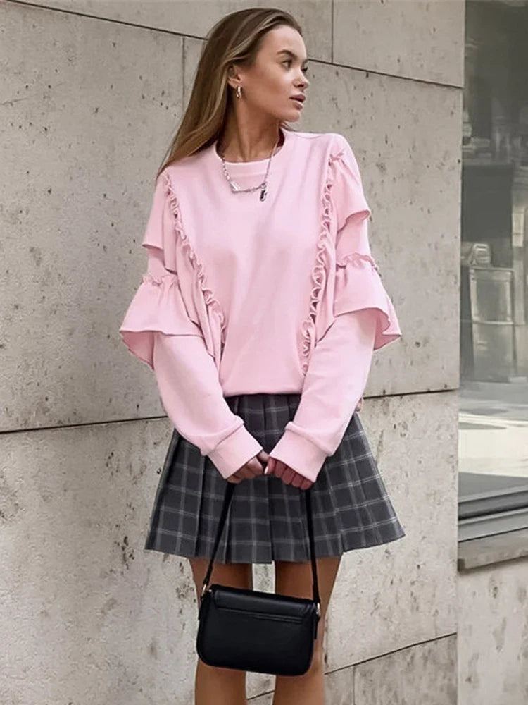 Roan Ruffles Sweatshirt