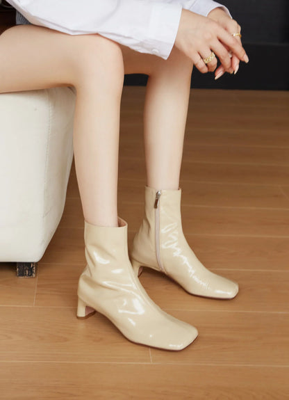 | Calf Hair Ankle Boots