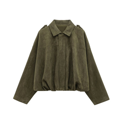 | Women's Suede Bomber