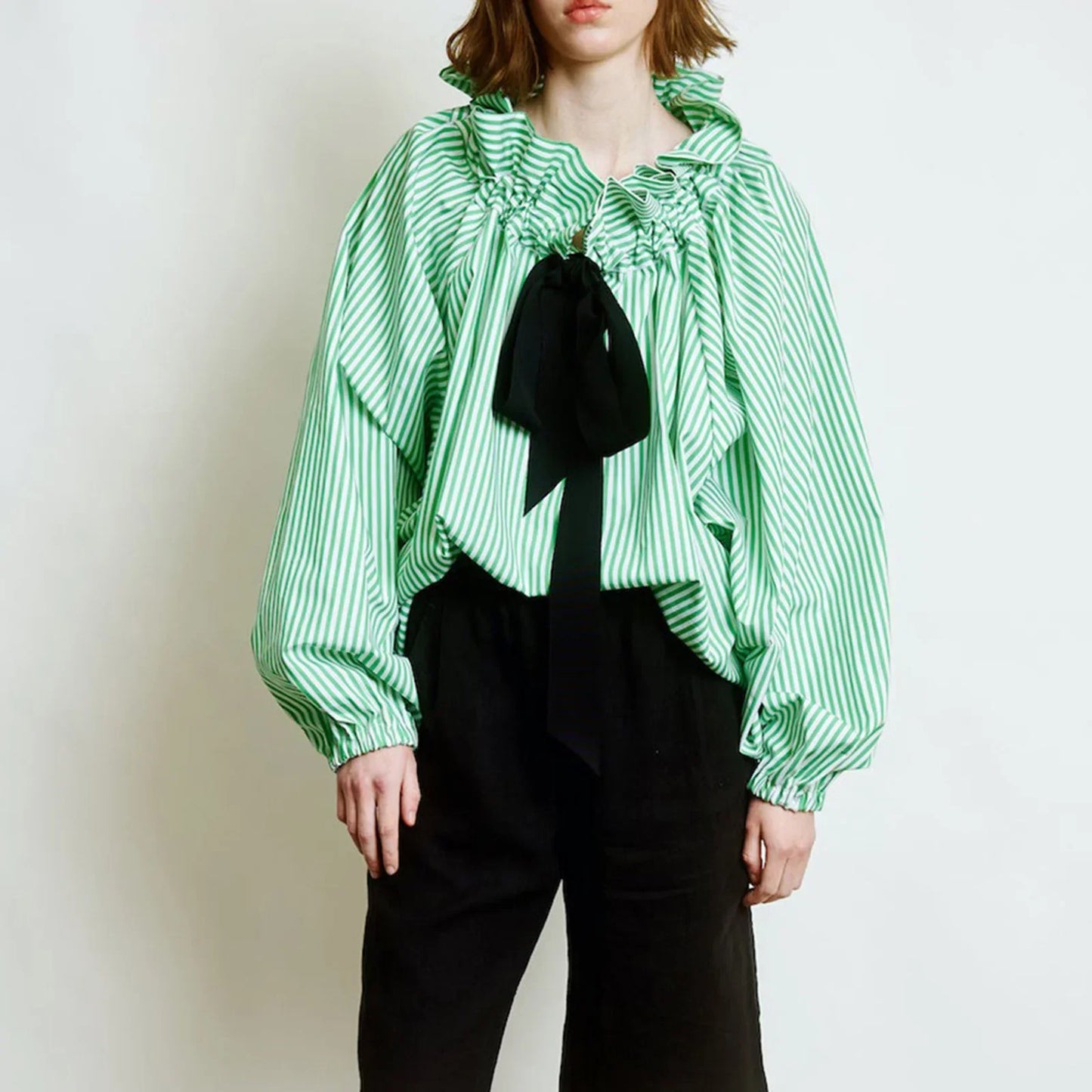 | Puffed Cotton Blouse