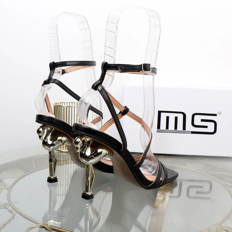 Unique Large Size High-Heeled Outdoor Sandals