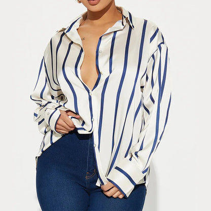| Satin Stripe Shirt