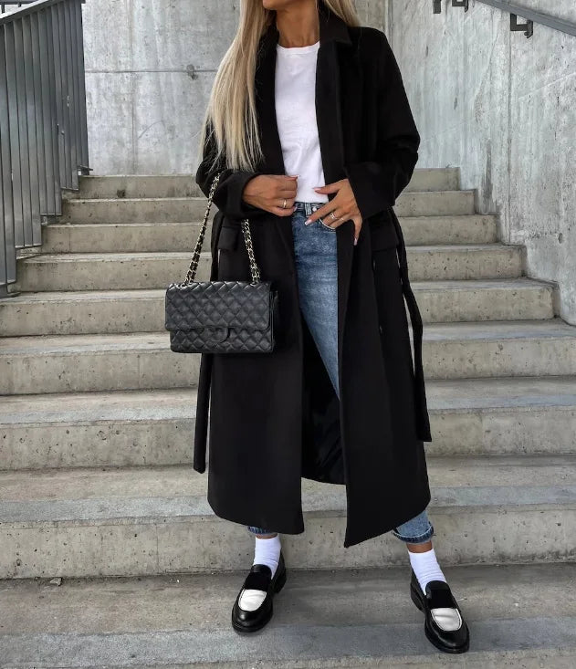 The Addison — Classic Double-Breasted Trench Coat