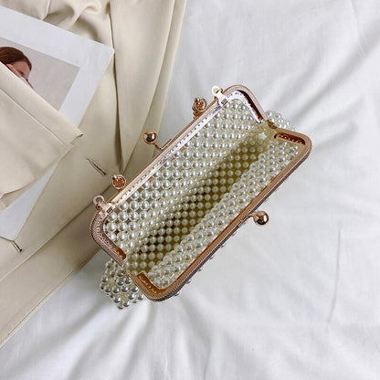 Woven Pearl Handbag by Joyce
