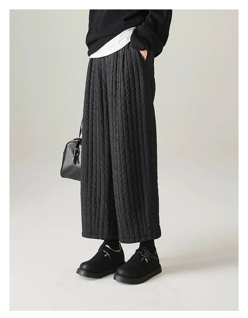 | Cotton Wide-Leg Pants