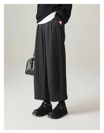 | Cotton Wide-Leg Pants
