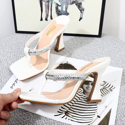 Thin High Heel Plus Size Sandals for Summer Foreign Style