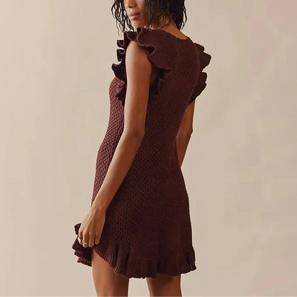 | Crochet Beach Mini Dress