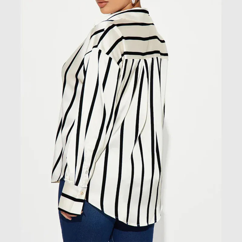 | Satin Stripe Shirt