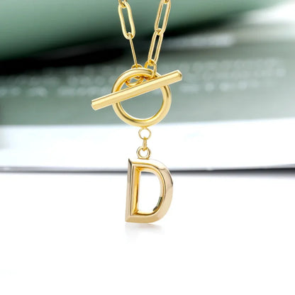 The Initial Toggle Necklace