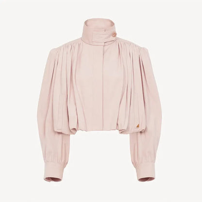 Edie Cropped Bomber Jacket