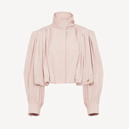 Edie Cropped Bomber Jacket