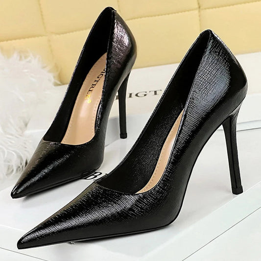 Retro High Heels Fashion Party Shoes Women Heels