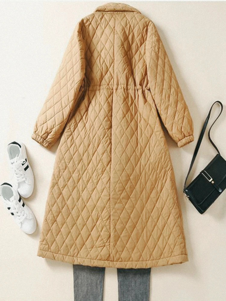 | Quilted Long Coat