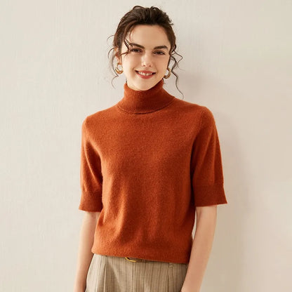 | Cashmere Turtleneck Tee