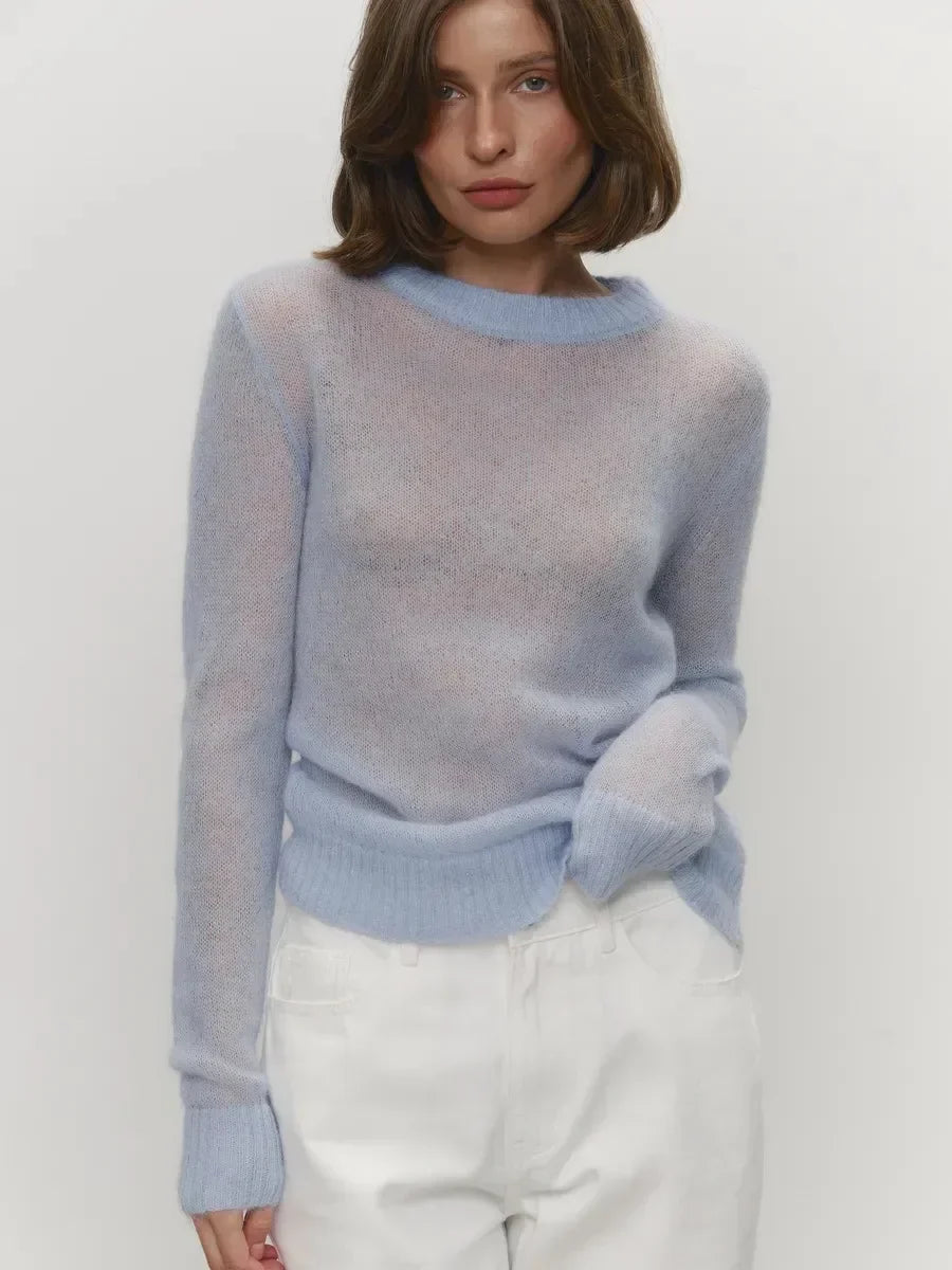 | Mohair Crewneck