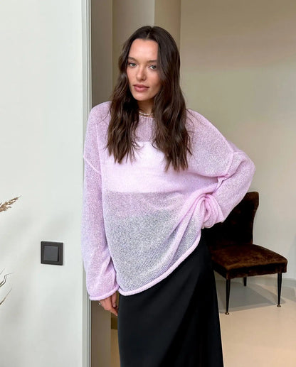| Relaxed Crewneck Sweater