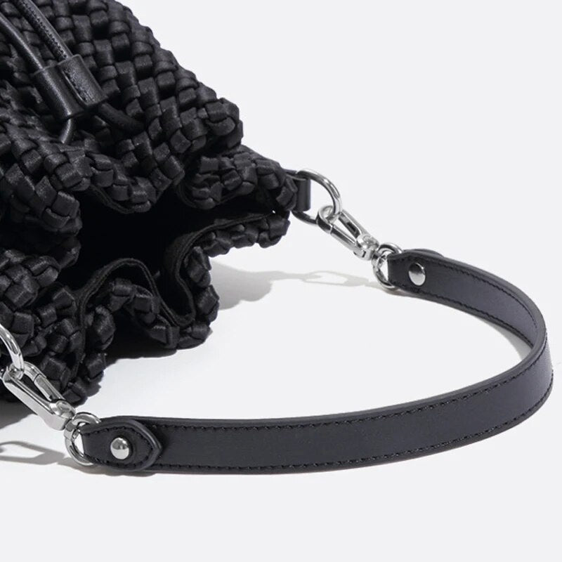 Silk Woven Handbag by Marcella