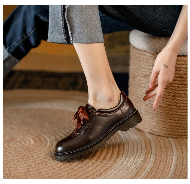 | 100% Leather Oxford Shoes