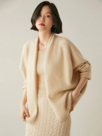| Cashmere Shawl Sweater