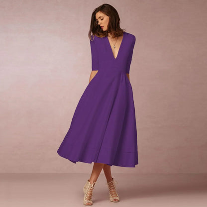 Paige | Women Ivoire Midi Dress Fitted Elegant Cut