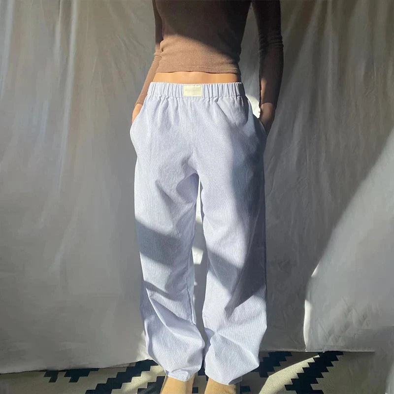 Cotton Pocket Straight Pant