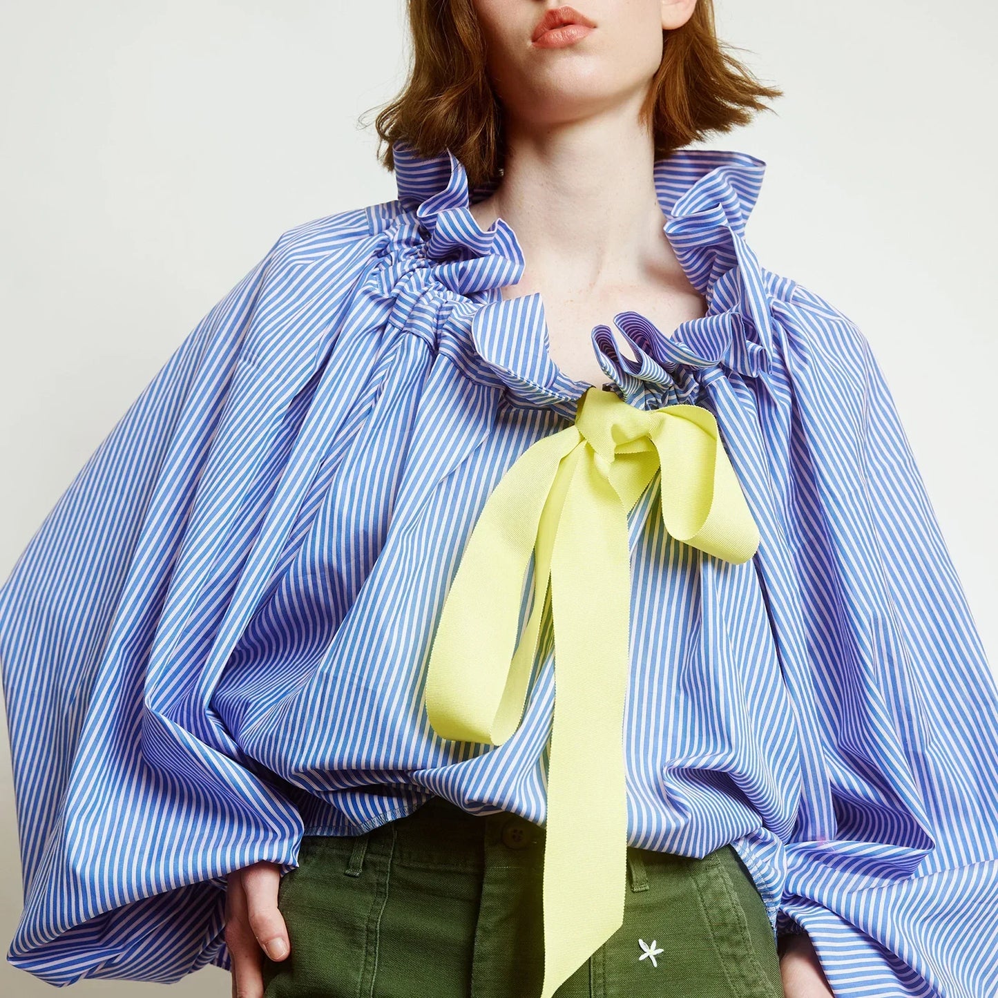 | Puffed Cotton Blouse
