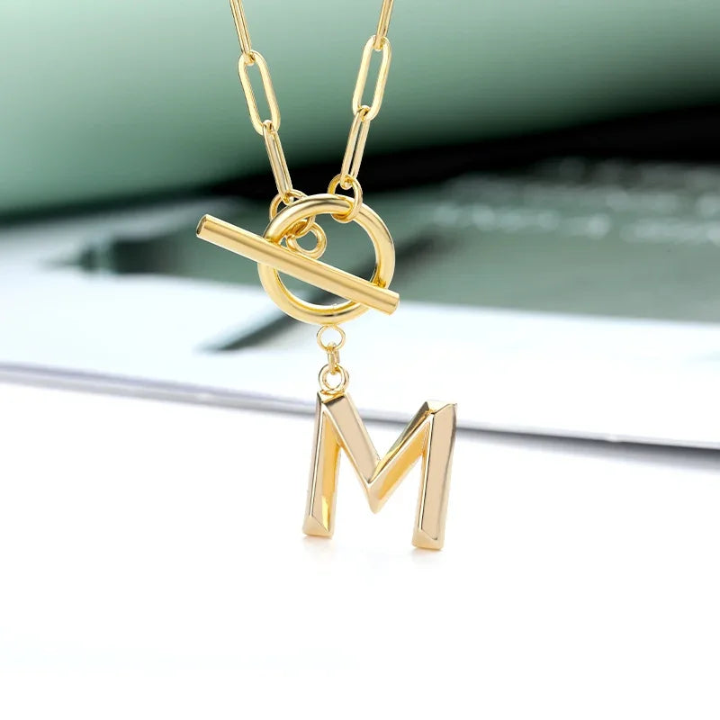 The Initial Toggle Necklace