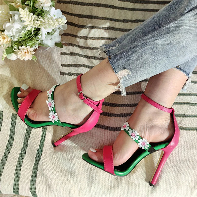 Sunflower Narrow Band Sandals for Women
