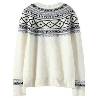 | Alpine Jacquard Cashmere Knit