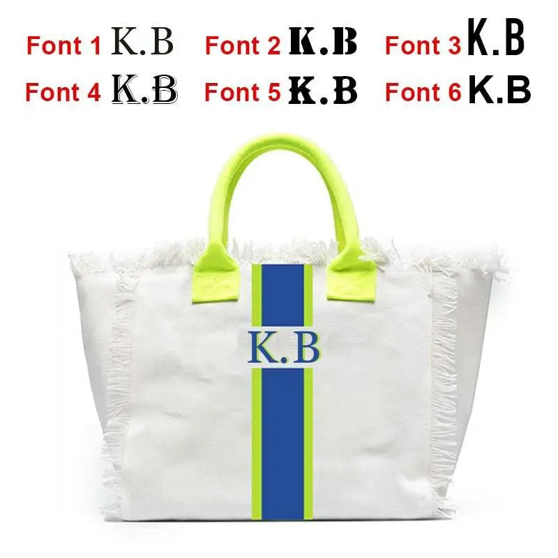 BLEUE PERSONALIZED TOTE
