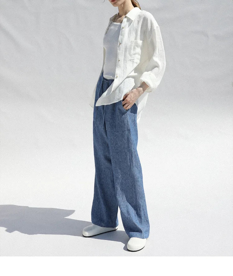 | Oversized Linen Blouse