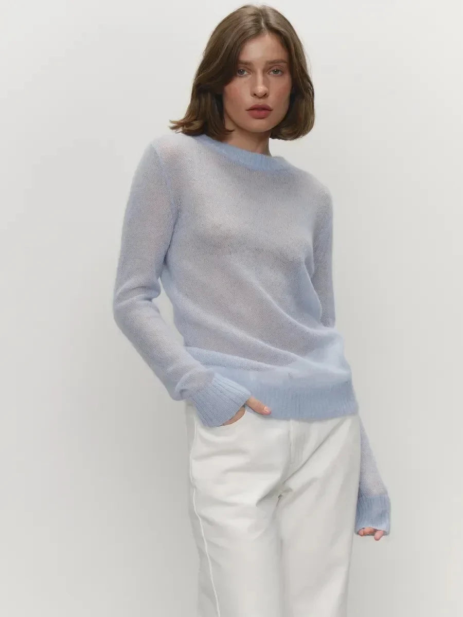 | Mohair Crewneck